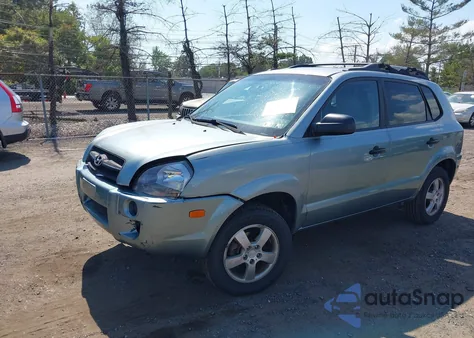 2006 Hyundai Tucson Gl from USA, damaged, VIN KM8JM72B86U399365